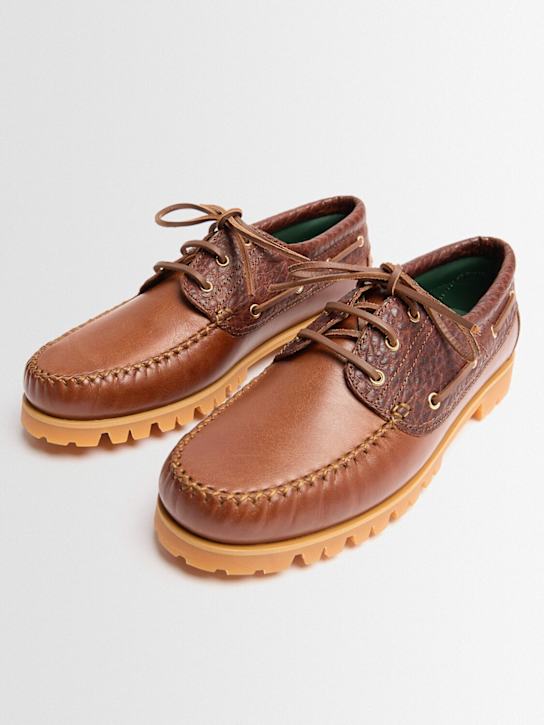 Vinny's: Aztec boat shoes - 棕色 - men_1 | Luisa Via Roma