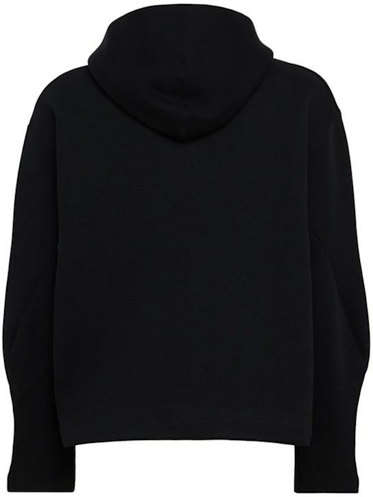 Nike: Tech fleece zip heavy sweatshirt hoodie - Noir/Noir - men_1 | Luisa Via Roma