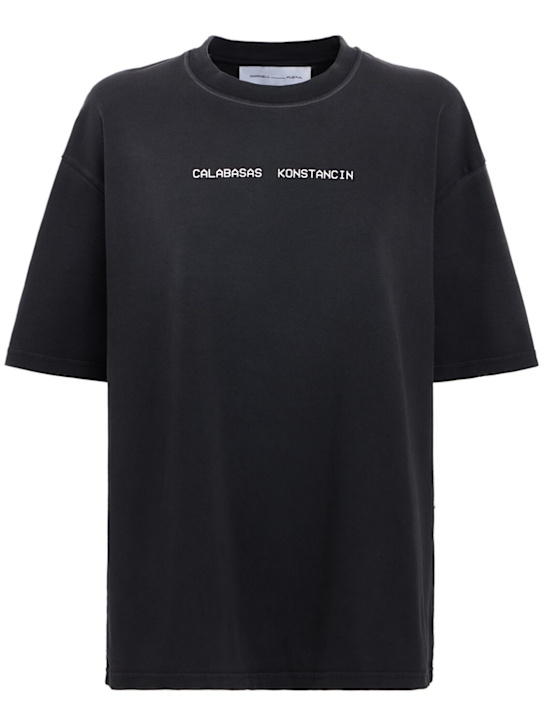 Marcell Pustul: Calabasas Konstancin relaxed fit t-shirt - Grey/Multi - women_0 | Luisa Via Roma
