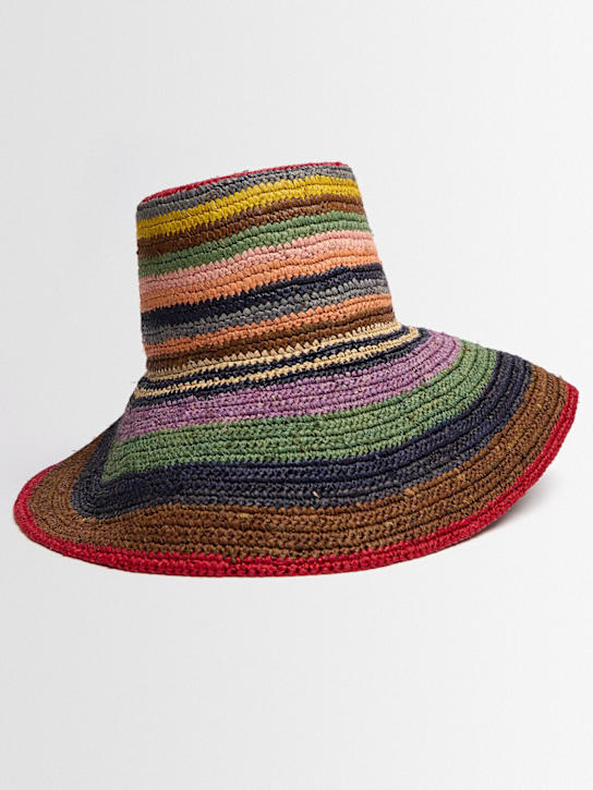 Dsquared2: Summer Dream raffia hat - Multicolor - women_1 | Luisa Via Roma