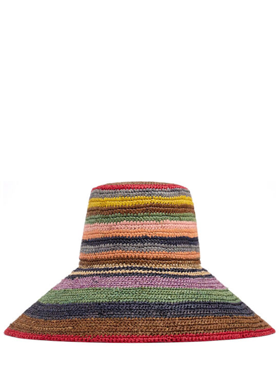 Dsquared2: Summer Dream raffia hat - Multicolor - women_0 | Luisa Via Roma