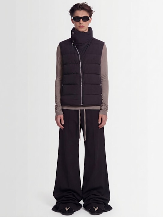Rick Owens: Dietrich drawstring cotton pants - Black - men_1 | Luisa Via Roma