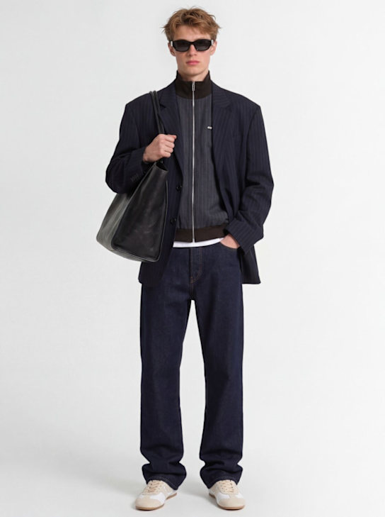 Dries Van Noten: Pine牛仔裤 - 靛蓝色 - men_1 | Luisa Via Roma