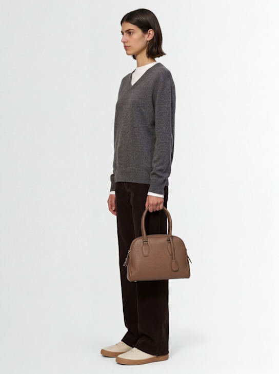 The Row: India 10 lux grain leather bag - Dark Olive - women_1 | Luisa Via Roma