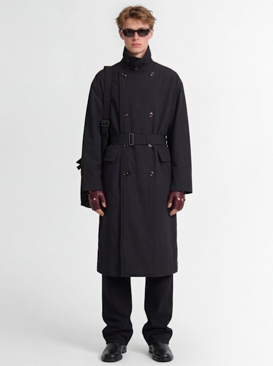 Our Legacy: Lyocell blend trench coat - men_1 | Luisa Via Roma