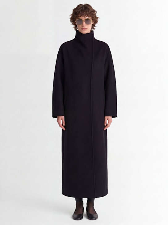 Diana Milkanova: Mia long coat - Nero - women_1 | Luisa Via Roma