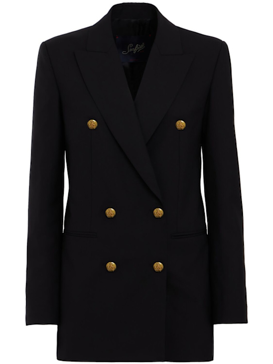 SEAFARER: Betty wool blazer - 黑色 - women_0 | Luisa Via Roma