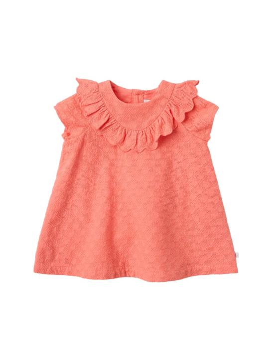 Petit Bateau: Cotton shirt - 핑크 - kids-girls_0 | Luisa Via Roma