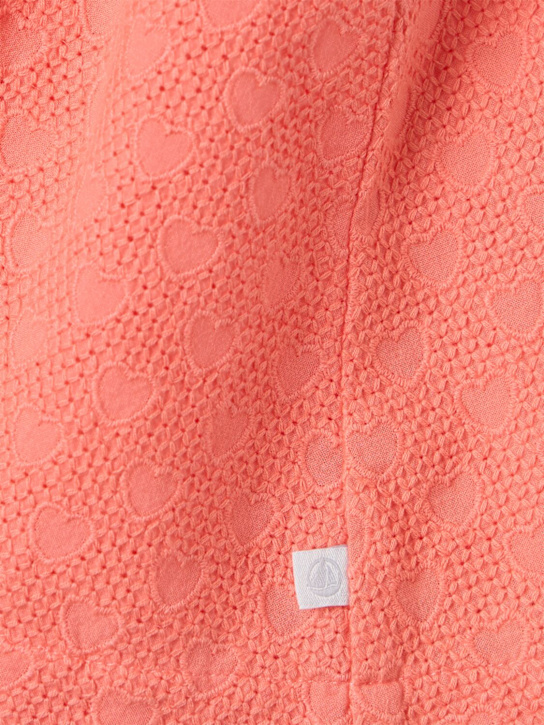 Petit Bateau: Cotton shirt - 핑크 - kids-girls_1 | Luisa Via Roma