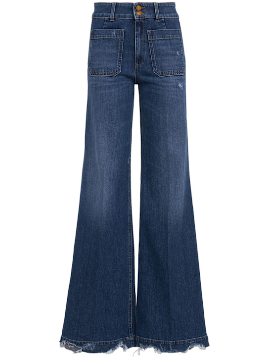 SEAFARER: Jane flared jeans - 蓝色 - women_0 | Luisa Via Roma