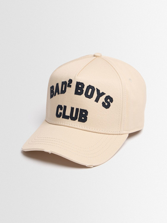 Dsquared2: 棉质棒球帽 - 白色 - men_1 | Luisa Via Roma