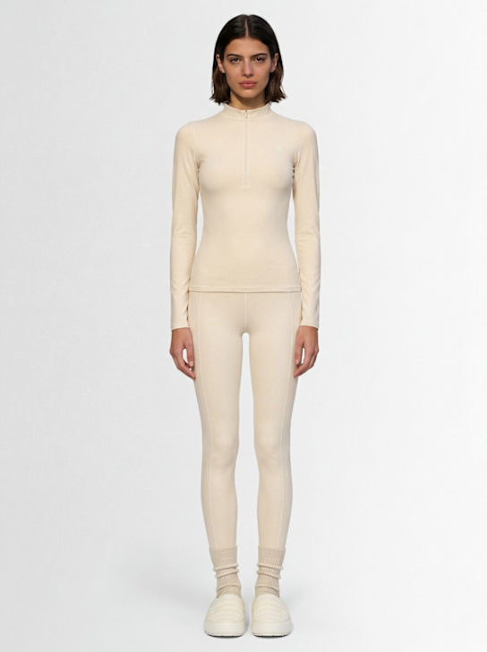 The North Face: SKIMS Refina long sleeve top - Sk Bone - women_1 | Luisa Via Roma