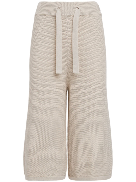 Laneus: 针织百慕大短裤 - Panna/Cream - women_0 | Luisa Via Roma