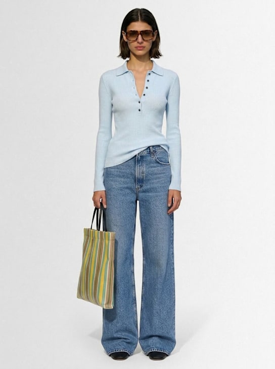 Amiya: Georgia polo - Bleu Clair - women_1 | Luisa Via Roma