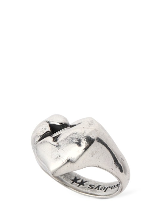 TwoJeys: Icon Soul silver ring - 银色 - men_0 | Luisa Via Roma