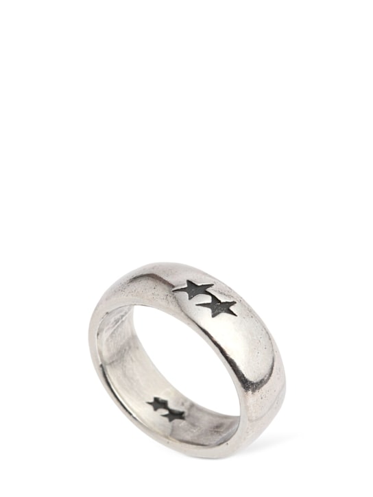 TwoJeys: Signature silver ring - 银色 - men_0 | Luisa Via Roma