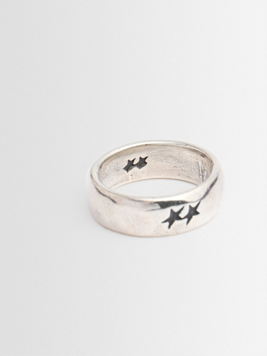 TwoJeys: Signature silver ring - 银色 - men_1 | Luisa Via Roma