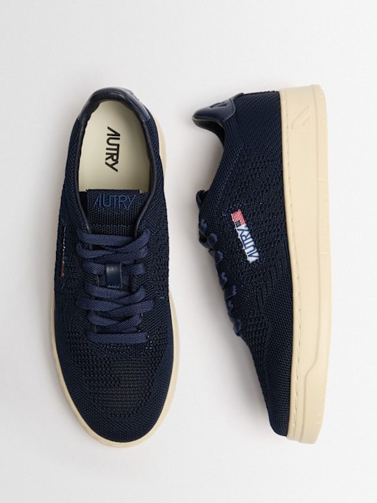 Autry: Easyknit Low sneakers - Space Blue - men_1 | Luisa Via Roma