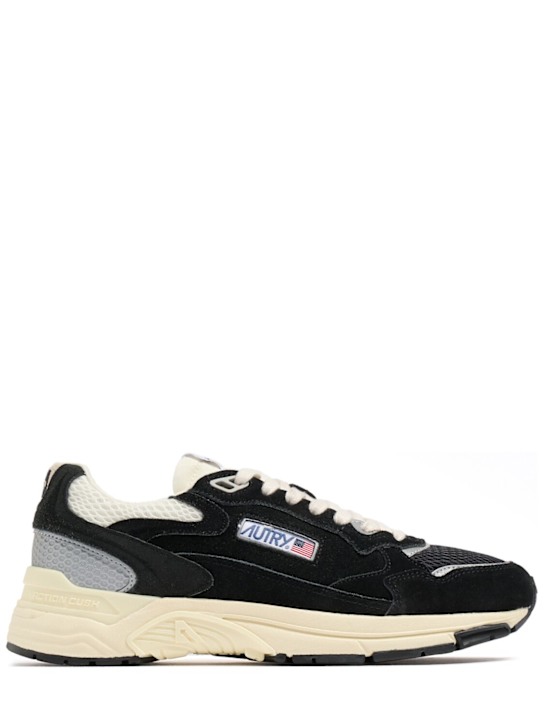 Autry: Hyperway低帮运动鞋 - 黑色/银色 - men_0 | Luisa Via Roma