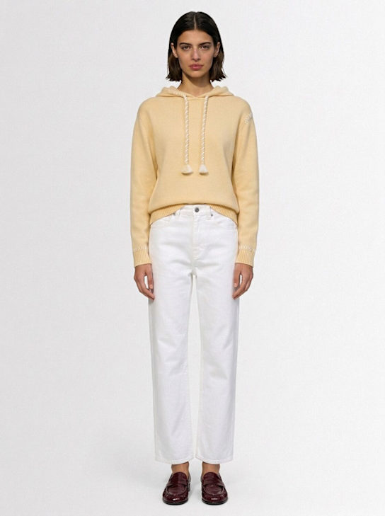 Kujten: Bakia Bico hooded sweater - イエロー - women_1 | Luisa Via Roma