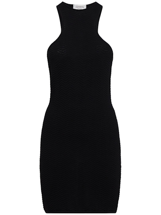 Laneus: 针织连衣裙 - Nero/Black - women_0 | Luisa Via Roma