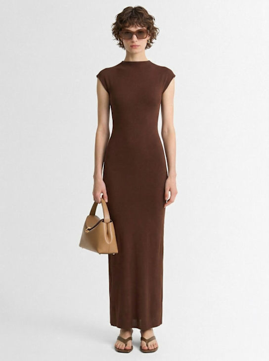 Amiya: Ala long dress - Marrone - women_1 | Luisa Via Roma