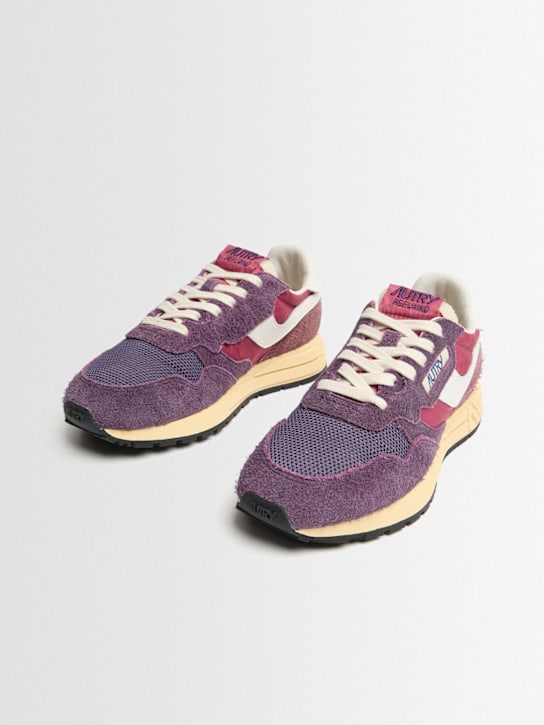 Autry: Reelwind low 3t01 sneakers - Amarone/Plum - women_1 | Luisa Via Roma