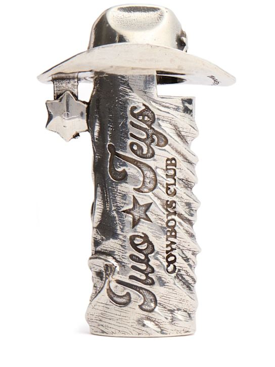 TwoJeys: Twojeys Icon brass lighter - 银色 - men_0 | Luisa Via Roma