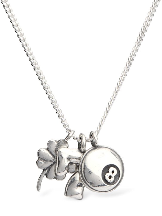 TwoJeys: Casino silver necklace - 银色 - men_0 | Luisa Via Roma