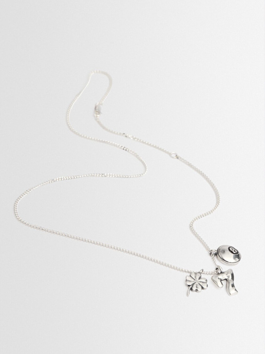 TwoJeys: Casino silver necklace - 银色 - men_1 | Luisa Via Roma