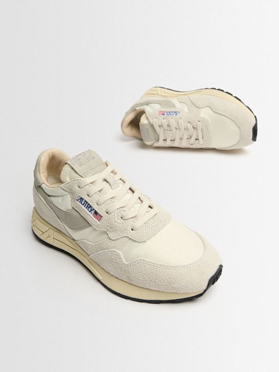 Autry: Reelwind Low sneakers - Blanco/Natural - men_1 | Luisa Via Roma