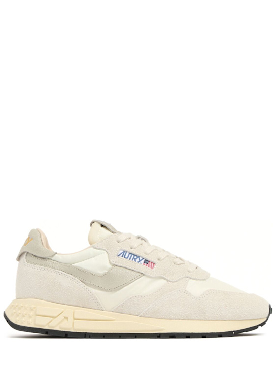 Autry: Reelwind Low sneakers - Blanco/Natural - men_0 | Luisa Via Roma