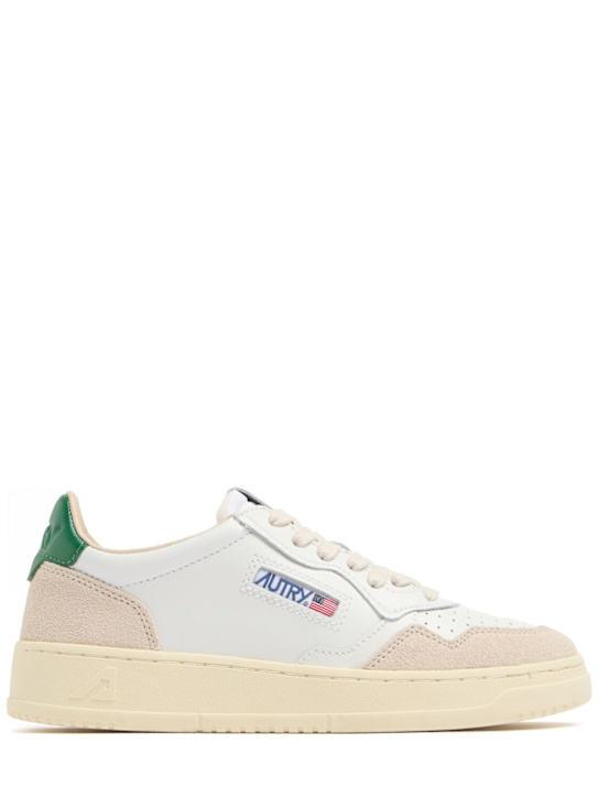 Autry: Medalist Low sneakers - White/Amazon - men_0 | Luisa Via Roma