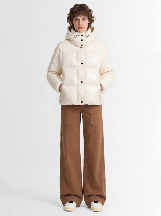 Moncler: Parana nylon down jacket - White - women_1 | Luisa Via Roma