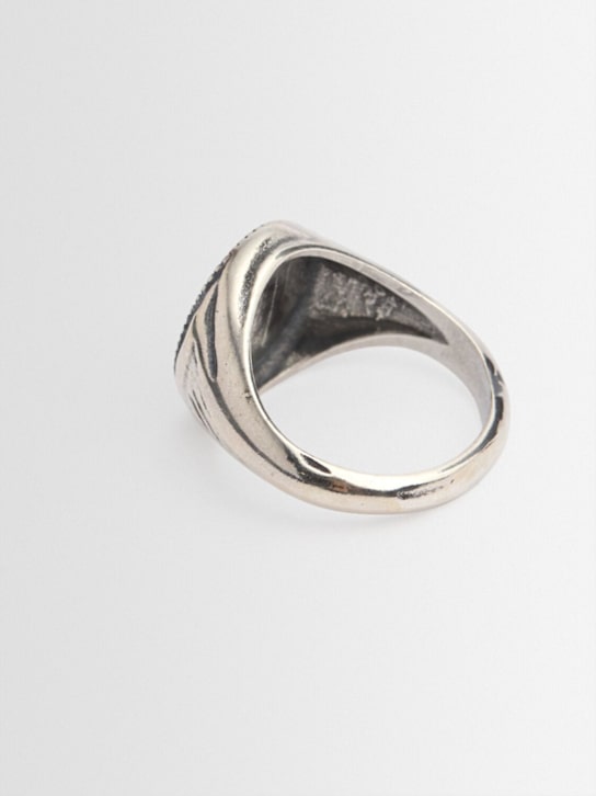 TwoJeys: Midnight silver ring - 银色 - men_1 | Luisa Via Roma