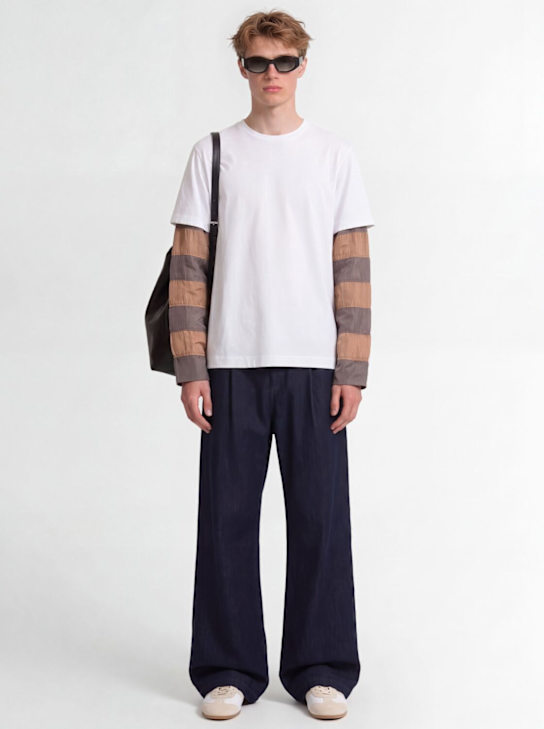 Dries Van Noten: Langarm-Shirt „Heedar“ - Weiß - men_1 | Luisa Via Roma