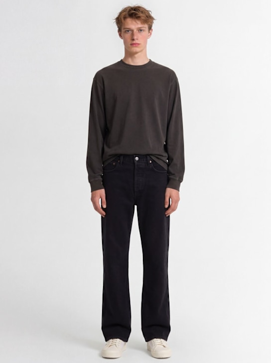 Agolde: Asha long sleeve cotton t-shirt - men_1 | Luisa Via Roma