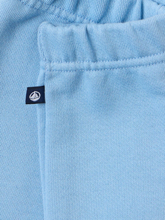 Petit Bateau: Cotton sweatpants - Blau - kids-boys_1 | Luisa Via Roma