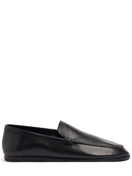 Buttero: Leather loafers - Negro - men_0 | Luisa Via Roma