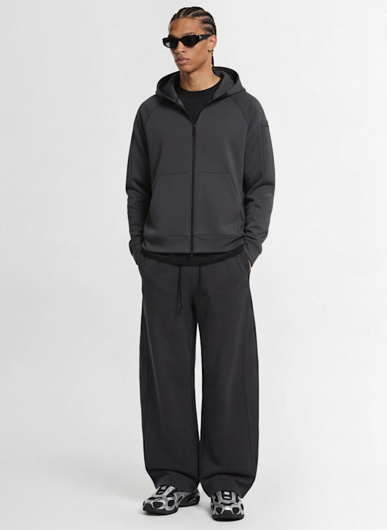 Nike: Tech Fleece heavy sweatpants - Anthracite/Black - men_1 | Luisa Via Roma