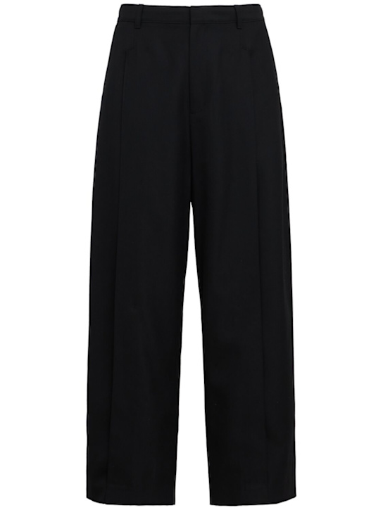 Louis Gabriel Nouchi: Tailored wool blend pants - 黑色 - men_0 | Luisa Via Roma