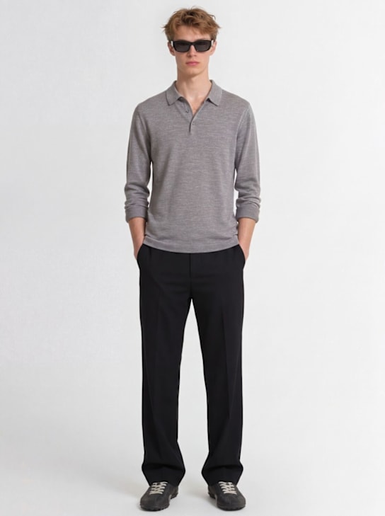 The Core: ウールニットポロ - グレー - men_1 | Luisa Via Roma