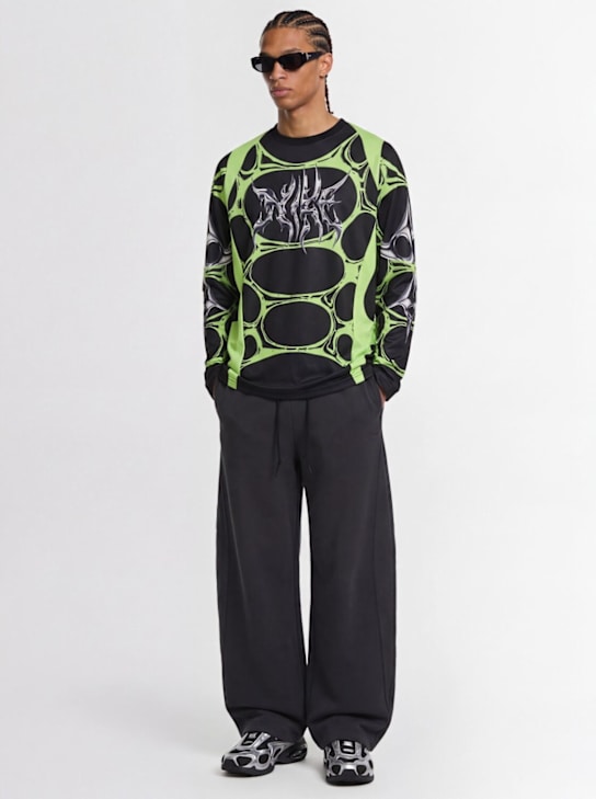 Nike: Project F.R.O.G. Jelly Cage jersey - Black/Volt Ice/ - men_1 | Luisa Via Roma