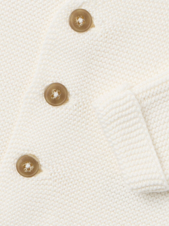 Petit Bateau: Cotton cardigan - 米黄色 - kids-boys_1 | Luisa Via Roma