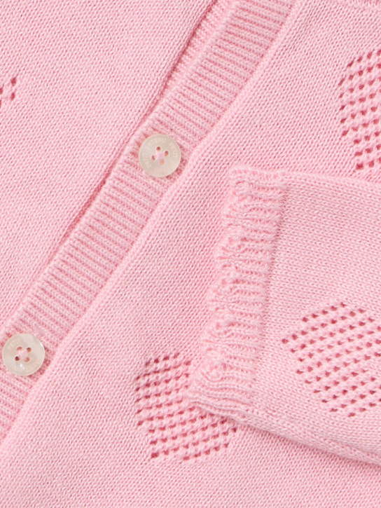 Petit Bateau: Cotton sweater - Rosa - kids-girls_1 | Luisa Via Roma