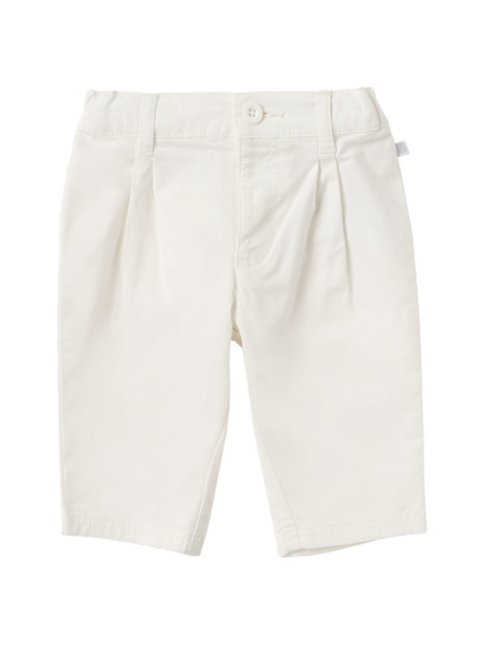 Petit Bateau: Cotton jersey pants - 米黄色 - kids-boys_0 | Luisa Via Roma