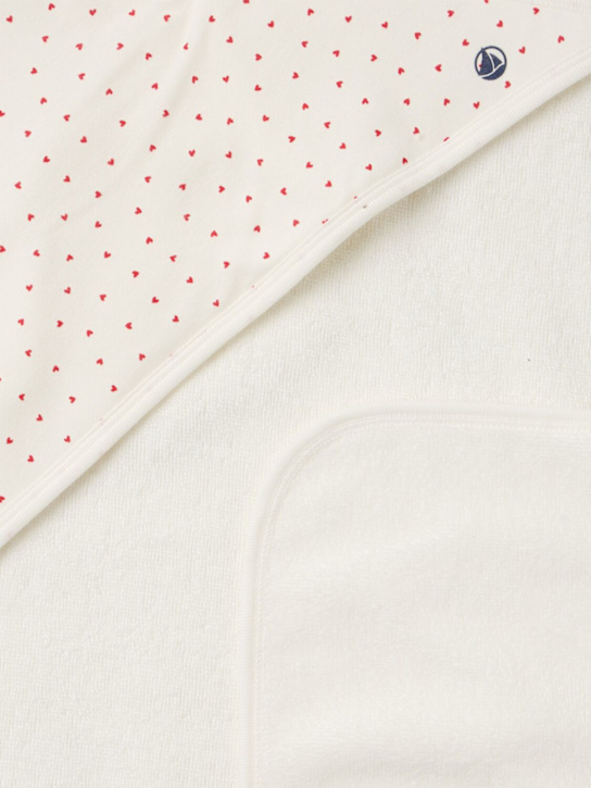 Petit Bateau: Cotton blend blanket - 米黄色 - kids-girls_1 | Luisa Via Roma