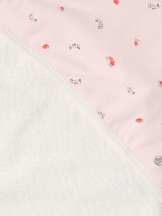 Petit Bateau: Printed cotton blend terry bath towel - 多色 - kids-girls_1 | Luisa Via Roma