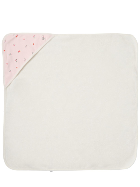 Petit Bateau: Printed cotton blend terry bath towel - 多色 - kids-girls_0 | Luisa Via Roma