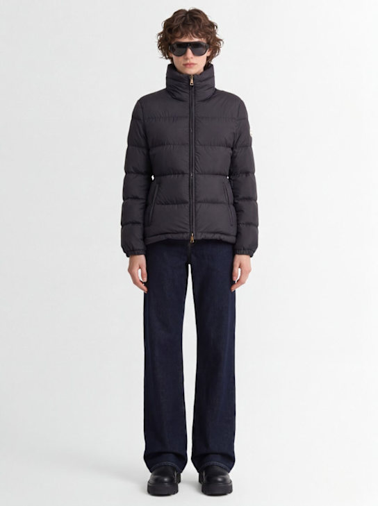 Moncler: Techno-Daunenjacke „Dourbe“ - Schwarz - women_1 | Luisa Via Roma